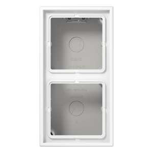 LS582AWW Накладная коробка 2-кратная - LS 990 (белый)
