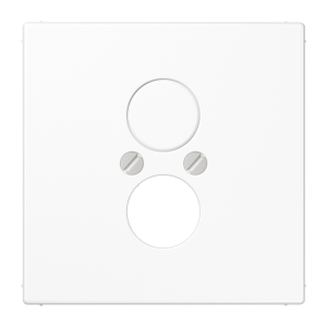 LS962WW Накладка с несущей платой для 2-х акустических гнёзд - LS (белый)