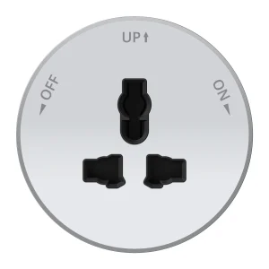 MULTITRACK Розетка универсальная круглая 13 А/250 В БЕЛЫЙ