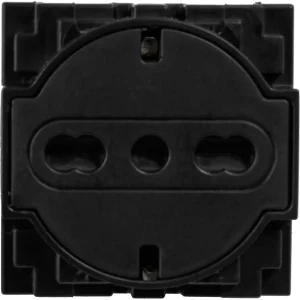 Vanguard Valero Розетка нем./итал.станд. с плоской лицевой панелью 10/16А 2 модуля