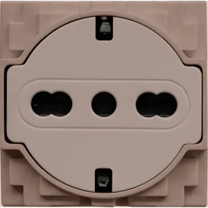 Vanguard Valero Розетка нем./итал.станд. с плоской лицевой панелью 10/16А 2 модуля