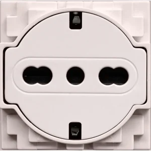 Vanguard Valero Розетка нем./итал.станд. с плоской лицевой панелью 10/16А 2 модуля